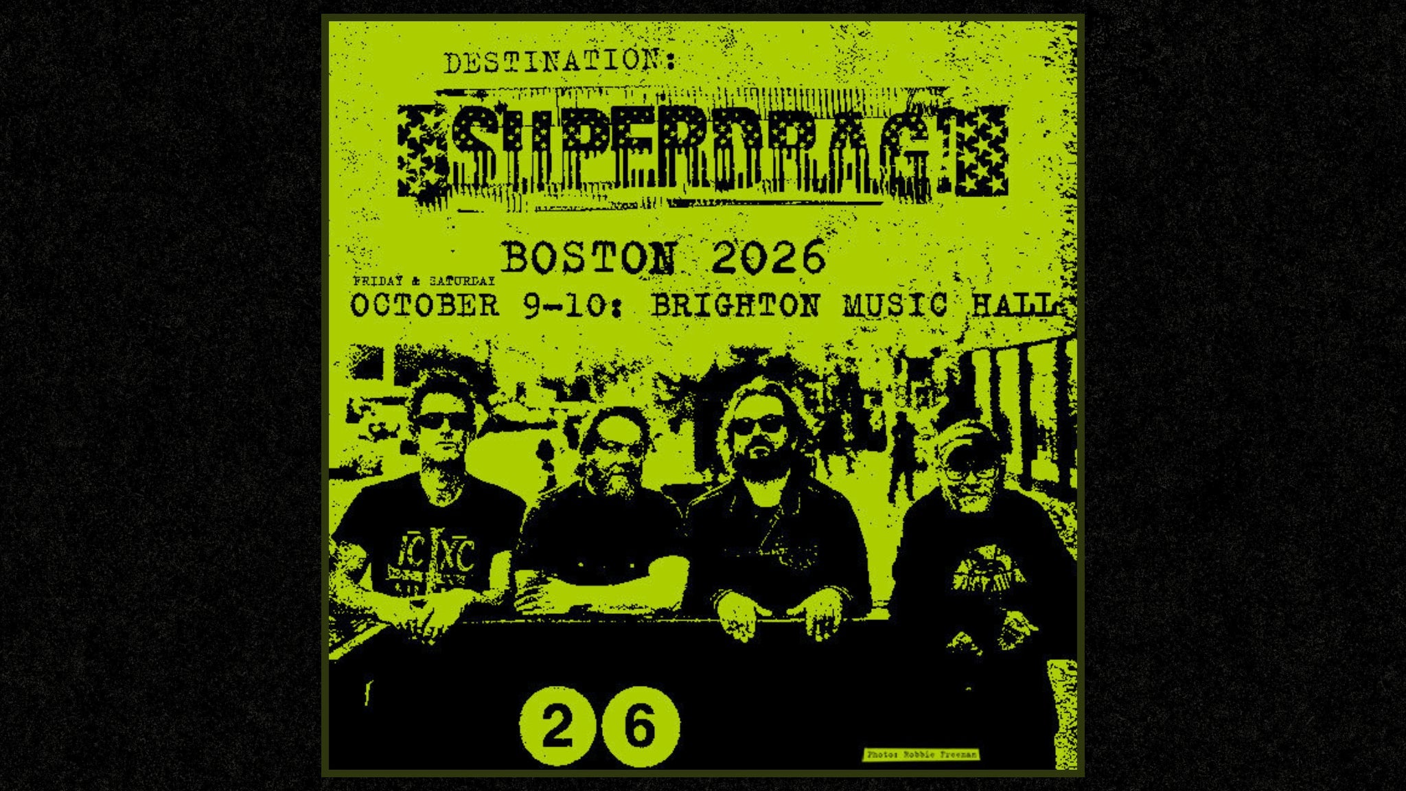 Superdrag concert tour poster 2026